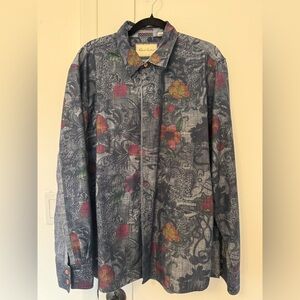 Robert Graham Multicolor Floral Shirt